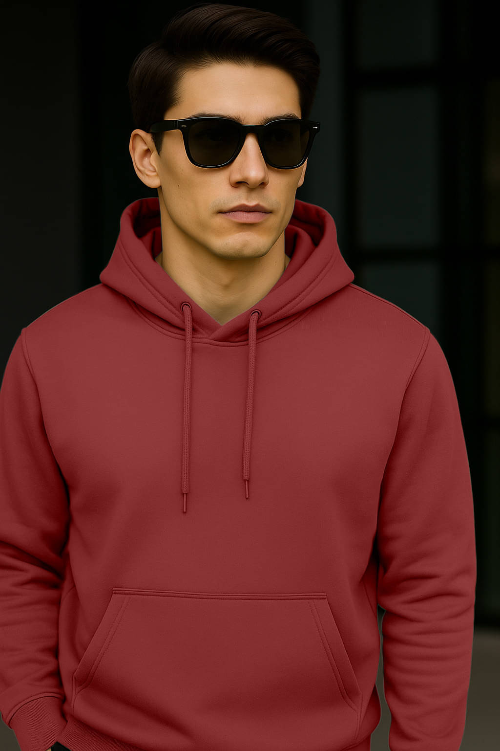     			FTX Fleece Hooded Men's Sweatshirt - Red ( Pack of 1 )