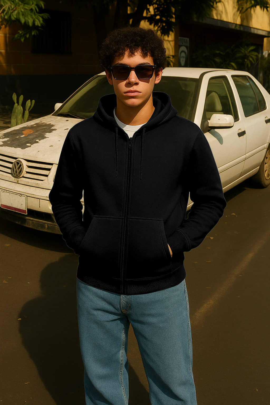 FTX Fleece Men's Casual Jacket - Black ( Pack of 1 ) - Jackets & Coats | Buy online on ZillyBuy