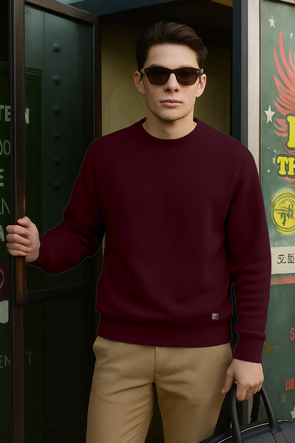 FTX Fleece Round Neck Men's Sweatshirt - Maroon ( Pack of 1 ) FTX Fleece Round Neck Men's Sweatshirt - Maroon ( Pack of 1 )