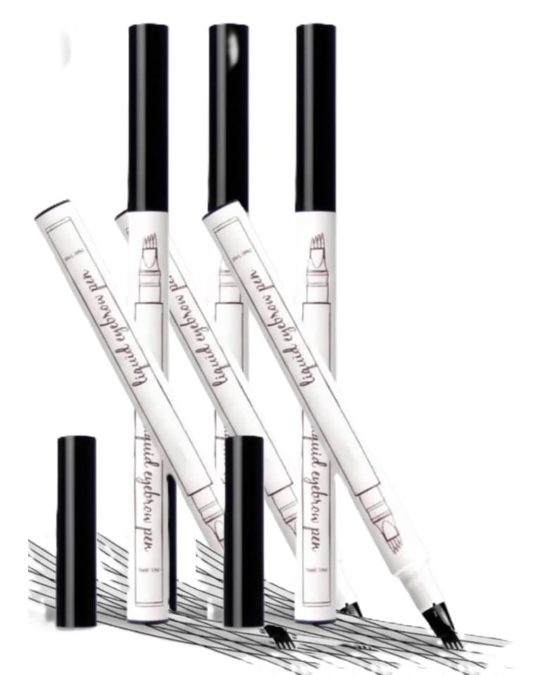 GABANA Eyebrow Pen with a 4 Micro-Fork Eyebrow Contour pen Brow Eyebrow Kit Black Pack of 3 25 g GABANA Eyebrow Pen with a 4 Micro-Fork Eyebrow Contour pen Brow Eyebrow Kit Black Pack of 3 25 g