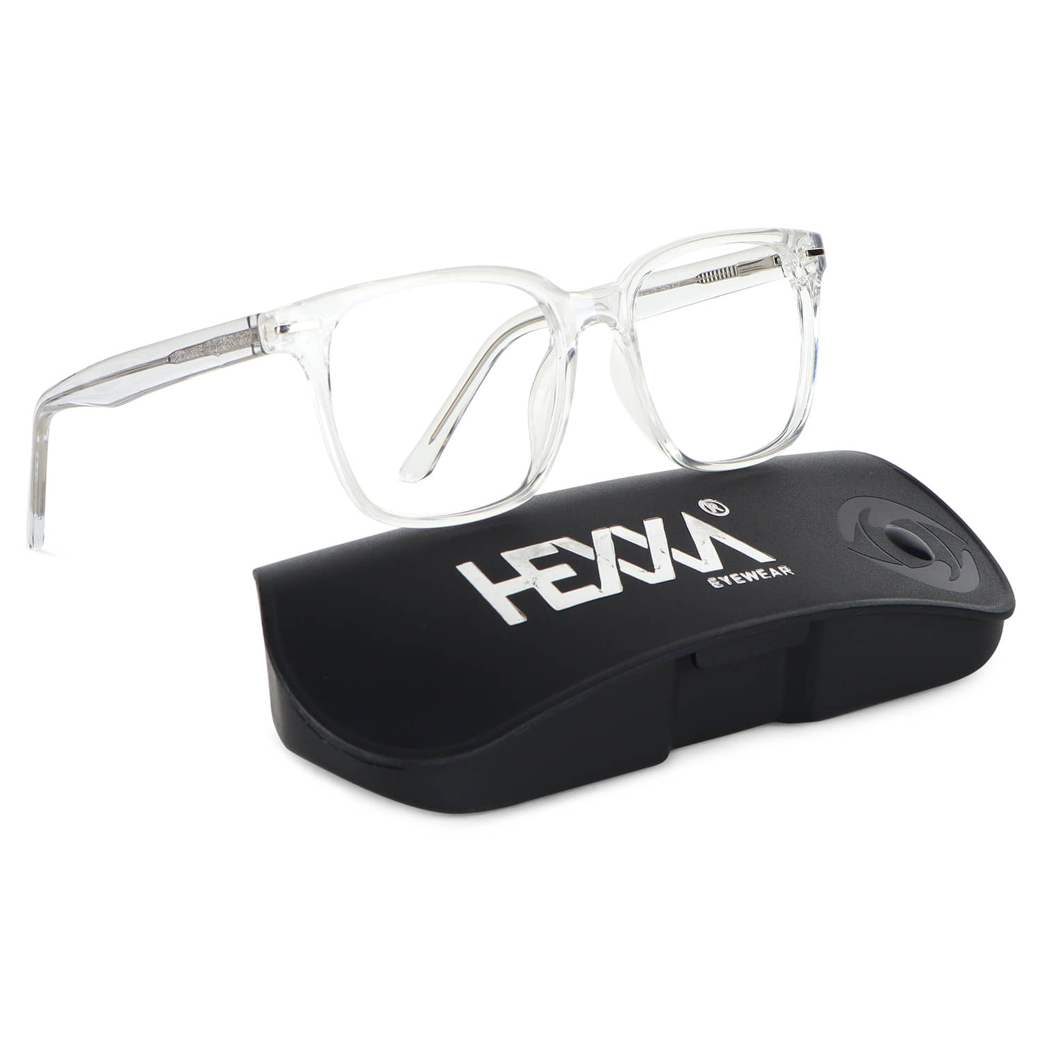 Hexxa Clear Full Rim Rectangular Computer Glasses ( Pack of 1 )
