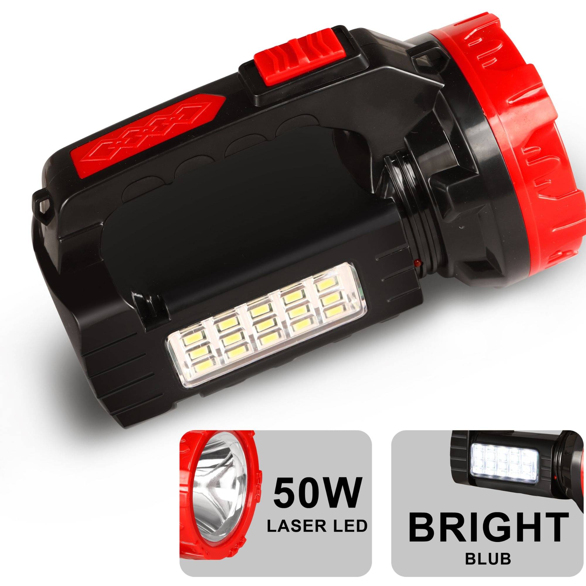 Kadio - 50W Rechargeable Flashlight Torch ( Pack of 1 )     			Kadio - 50W Rechargeable Flashlight Torch ( Pack of 1 )