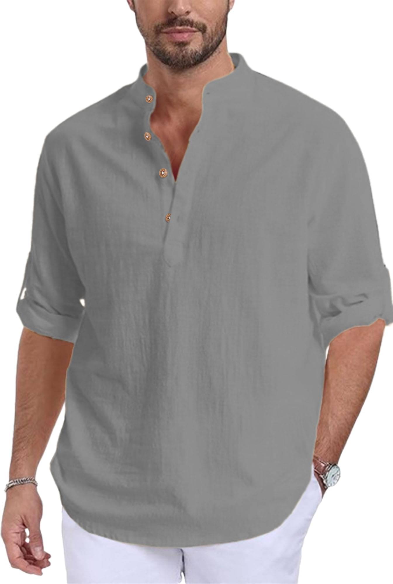 LENIA Grey Blended Men's Regular Kurta ( Pack of 1 ) LENIA Grey Blended Men's Regular Kurta ( Pack of 1 )