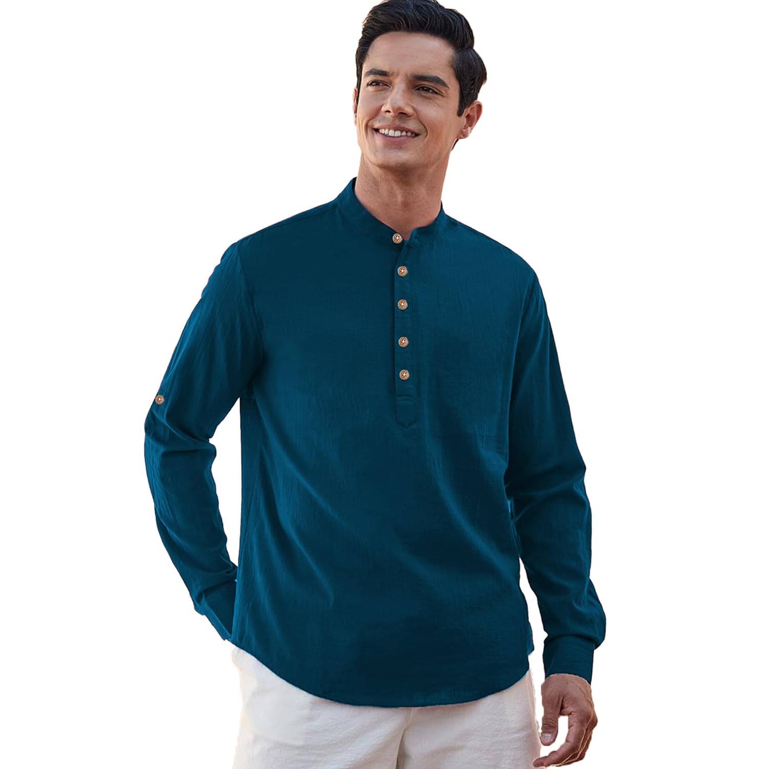 LENIA Indigo Blended Men's Regular Kurta ( Pack of 1 ) LENIA Indigo Blended Men's Regular Kurta ( Pack of 1 )
