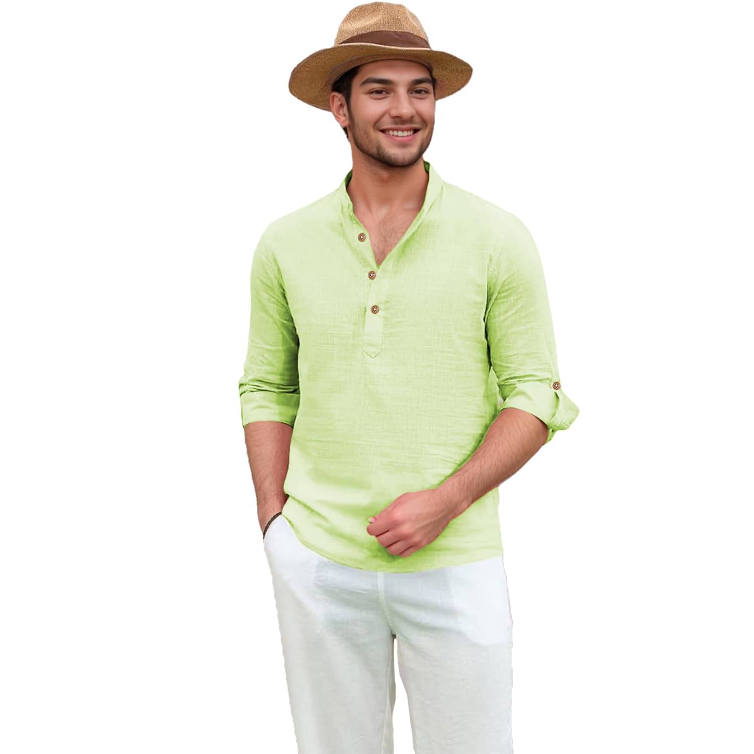 LENIA Sea Green Blended Men's Regular Kurta ( Pack of 1 ) LENIA Sea Green Blended Men's Regular Kurta ( Pack of 1 )