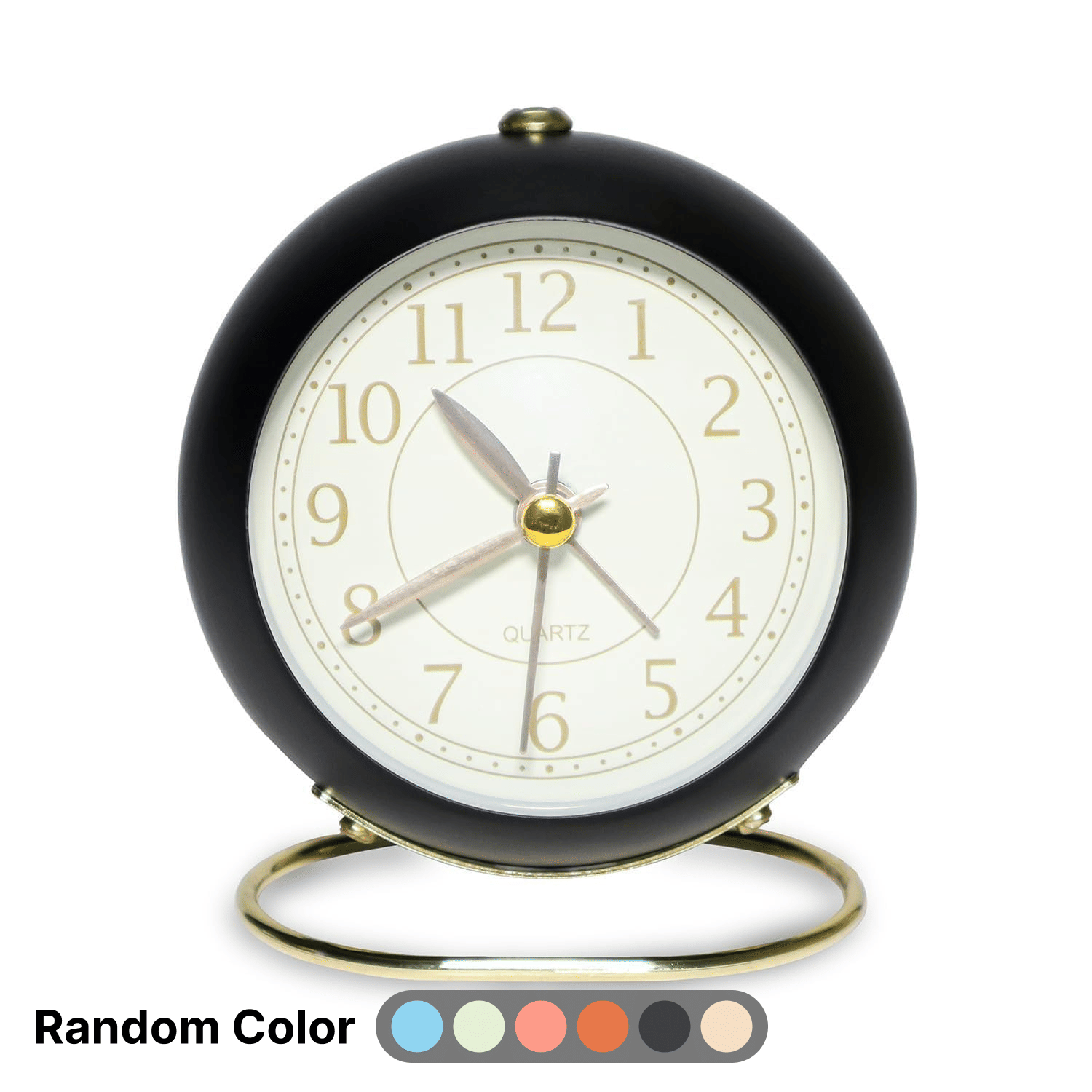     			MAHADEV ENTERPRISE Analog Metal Table Clock - Pack of 1