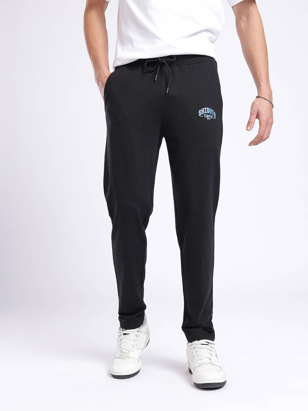 MXN Black Cotton Blend Men's Trackpants ( Pack of 1 )     			MXN Black Cotton Blend Men's Trackpants ( Pack of 1 )