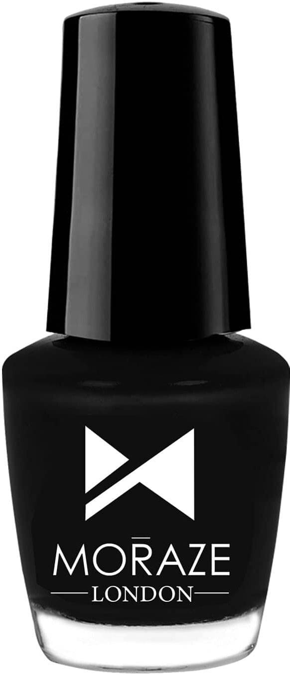     			Moraze Black Nail Polish 5 ( Pack of 1 )