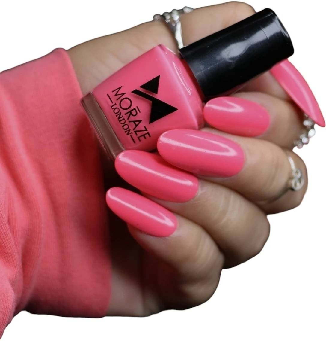     			Moraze Pink Nail Polish 5 ( Pack of 1 )