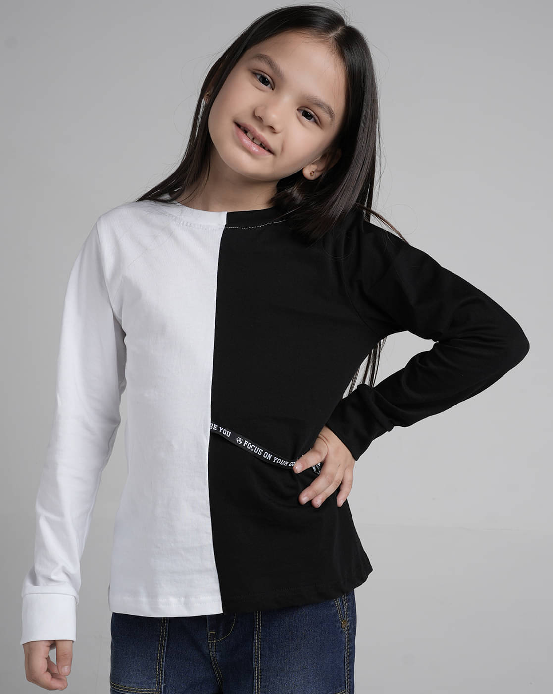     			Under Fourteen Only Pack of 1 Girls Cotton Top ( White )