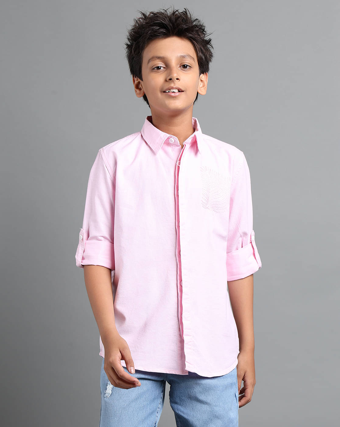 Under Fourteen Only Pack of 1 Boys 100% Cotton Full Sleeves Shirt ( Pink ) Under Fourteen Only Pack of 1 Boys 100% Cotton Full Sleeves Shirt ( Pink )
