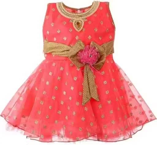 samjho fashion Net Frock For Baby Girls ( Pack of 1 , PeachPuff ) samjho fashion Net Frock For Baby Girls ( Pack of 1 , PeachPuff )