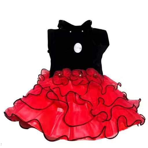     			samjho fashion Net Frock For Baby Girls ( Pack of 1 , Pink )