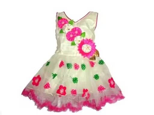 samjho fashion Net Frock For Baby Girls ( Pack of 1 , Pink ) samjho fashion Net Frock For Baby Girls ( Pack of 1 , Pink )