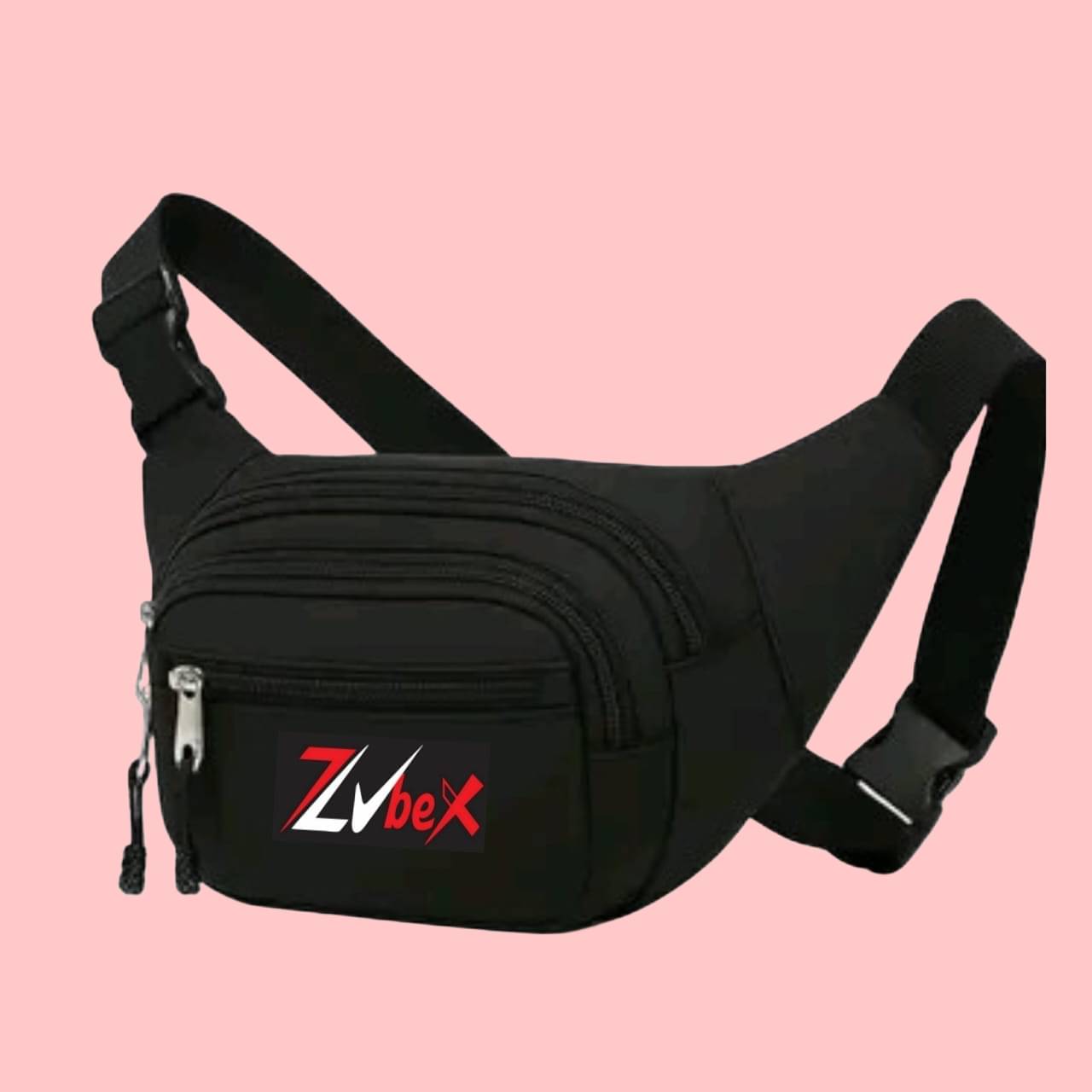     			zubex Nylon Black Pouch