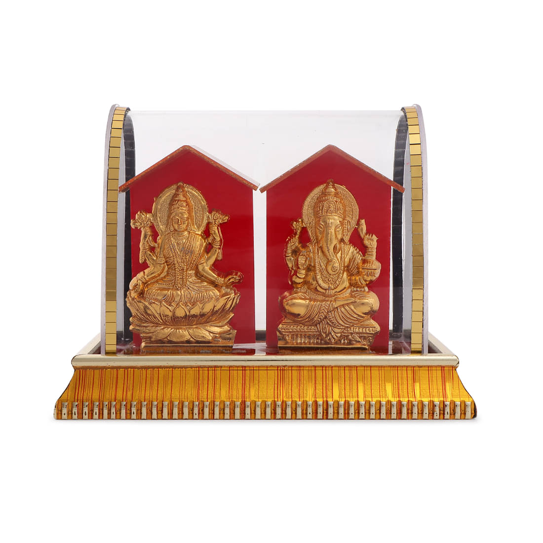     			Awessome craft Acrylic Laxmi Ganesh Idol ( 5 cm )