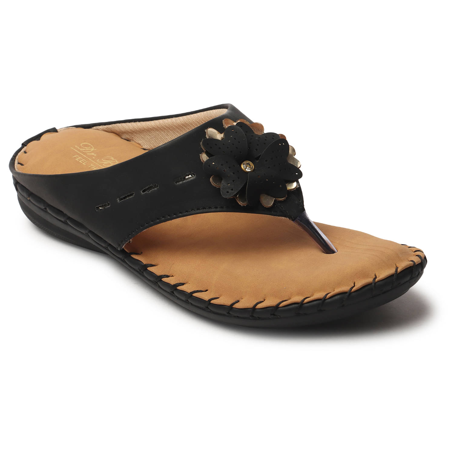     			BIG BIRD Black Women's Flats