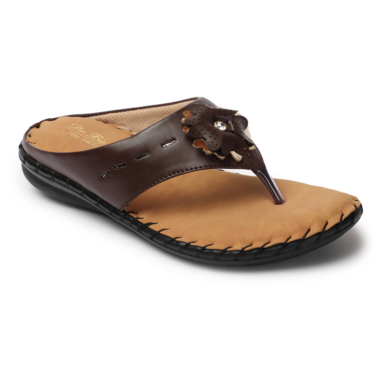     			BIG BIRD Brown Women's Flats