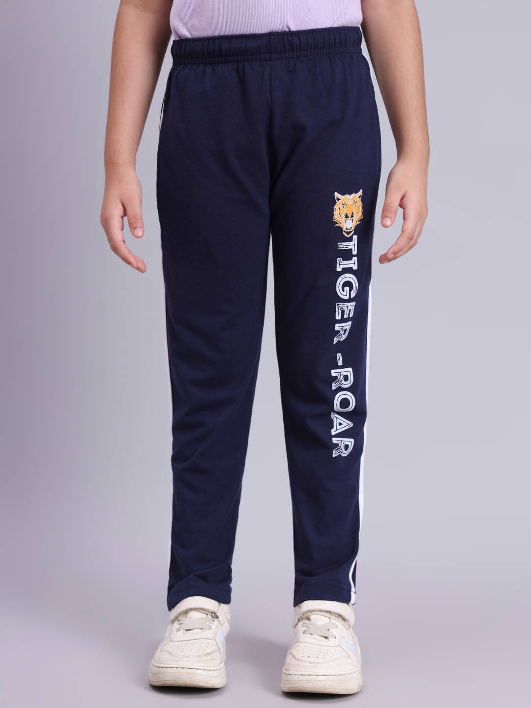     			Flamboyant Pack of 1 Boys Cotton Trackpant ( Blue )