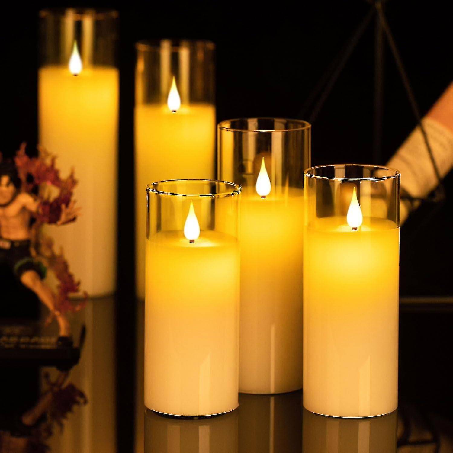     			Infispace Brown Pillar Candle 15 cm ( Pack of 6 )