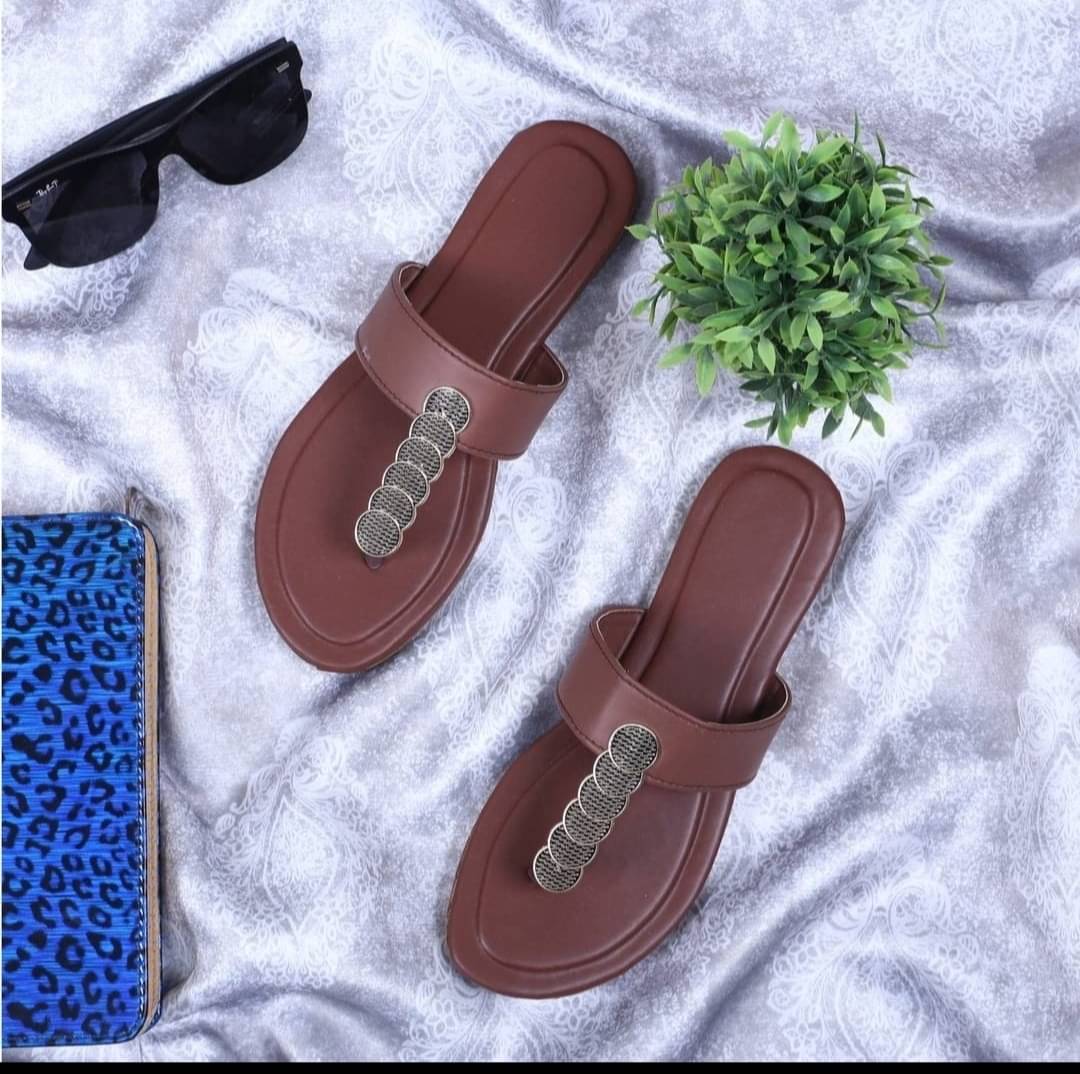     			MND Brown Women's Flats