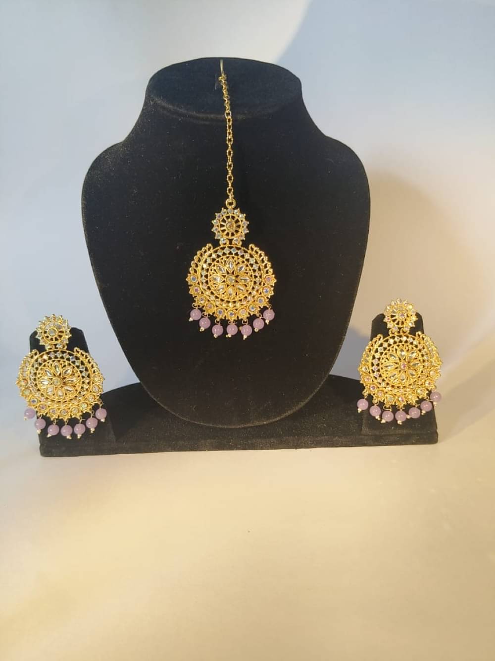     			Nayakstore Golden Jhumki Earrings ( Pack of 1 )
