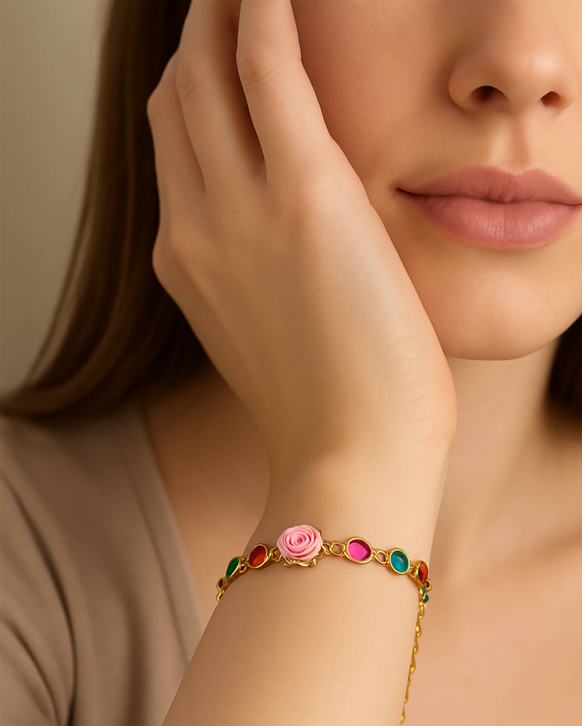     			RANEM Pink Bracelet ( Pack of 1 )