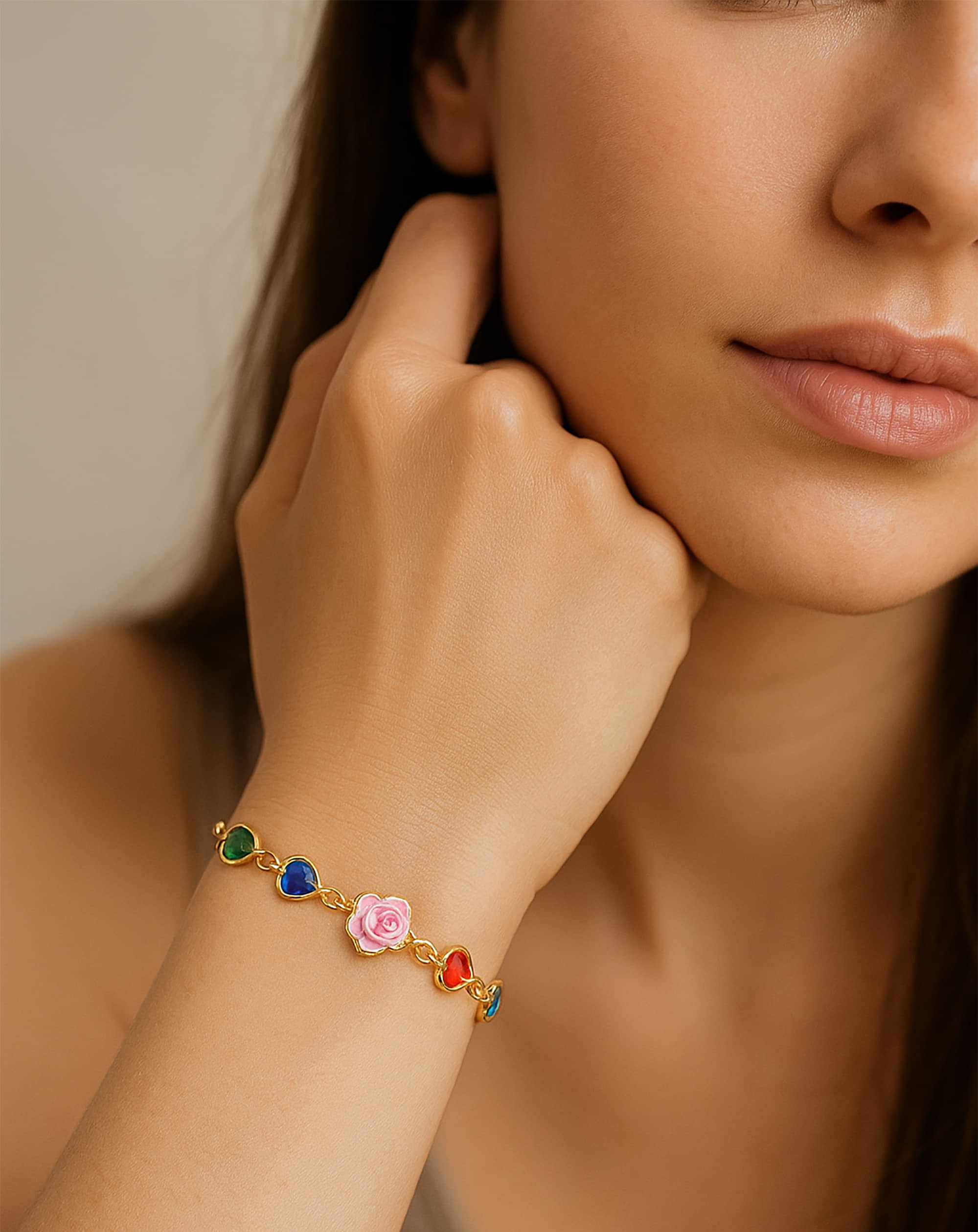 RANEM Pink Bracelet ( Pack of 1 ) - Bangles & Bracelets | Buy online on ZillyBuy