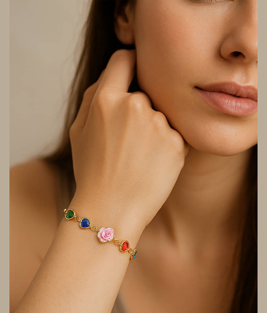 RANEM Pink Bracelet ( Pack of 1 ) - Bangles & Bracelets | Buy online on ZillyBuy