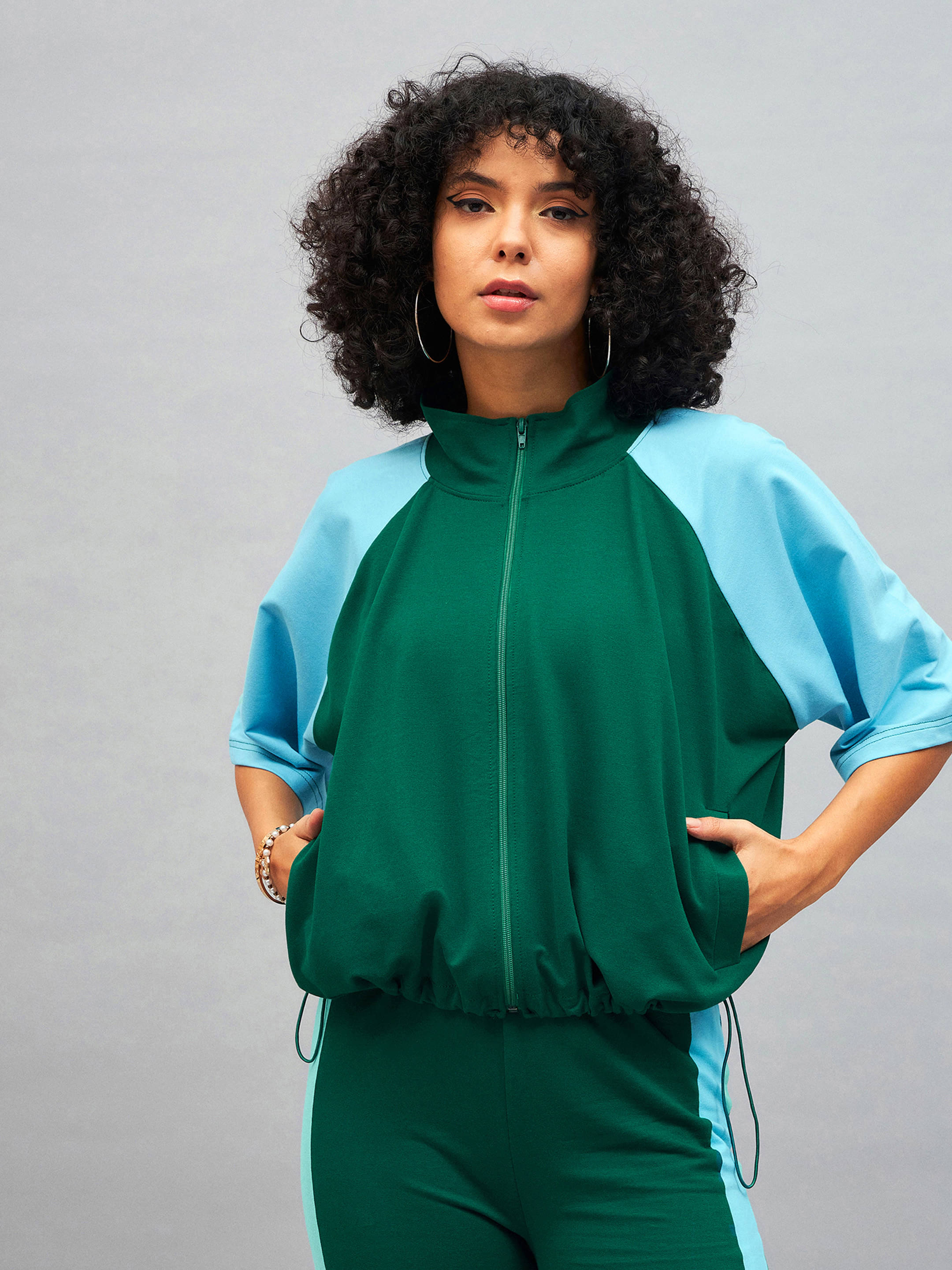     			Sassafras - Cotton Blend Green Puffer