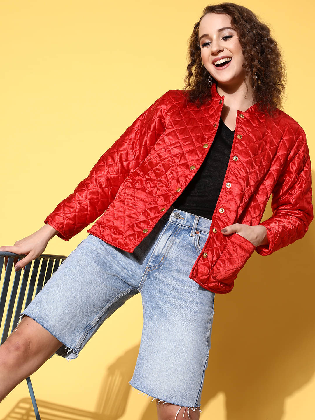     			Sassafras - Polyester Red Puffer