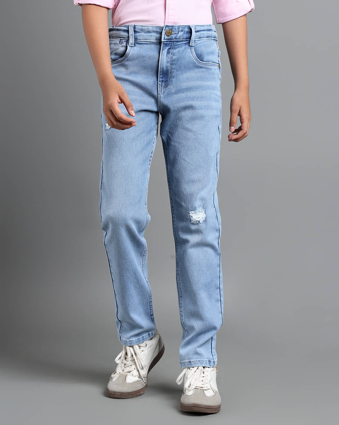 Under Fourteen Only Pack of 1 Boys Denim Jeans ( Light Blue ) Under Fourteen Only Pack of 1 Boys Denim Jeans ( Light Blue )