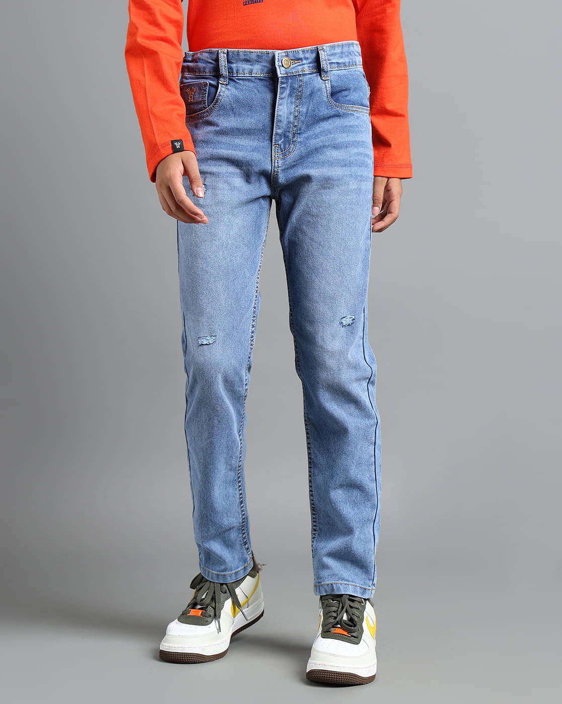     			Under Fourteen Only Pack of 1 Boys Denim Jeans ( BLUE )