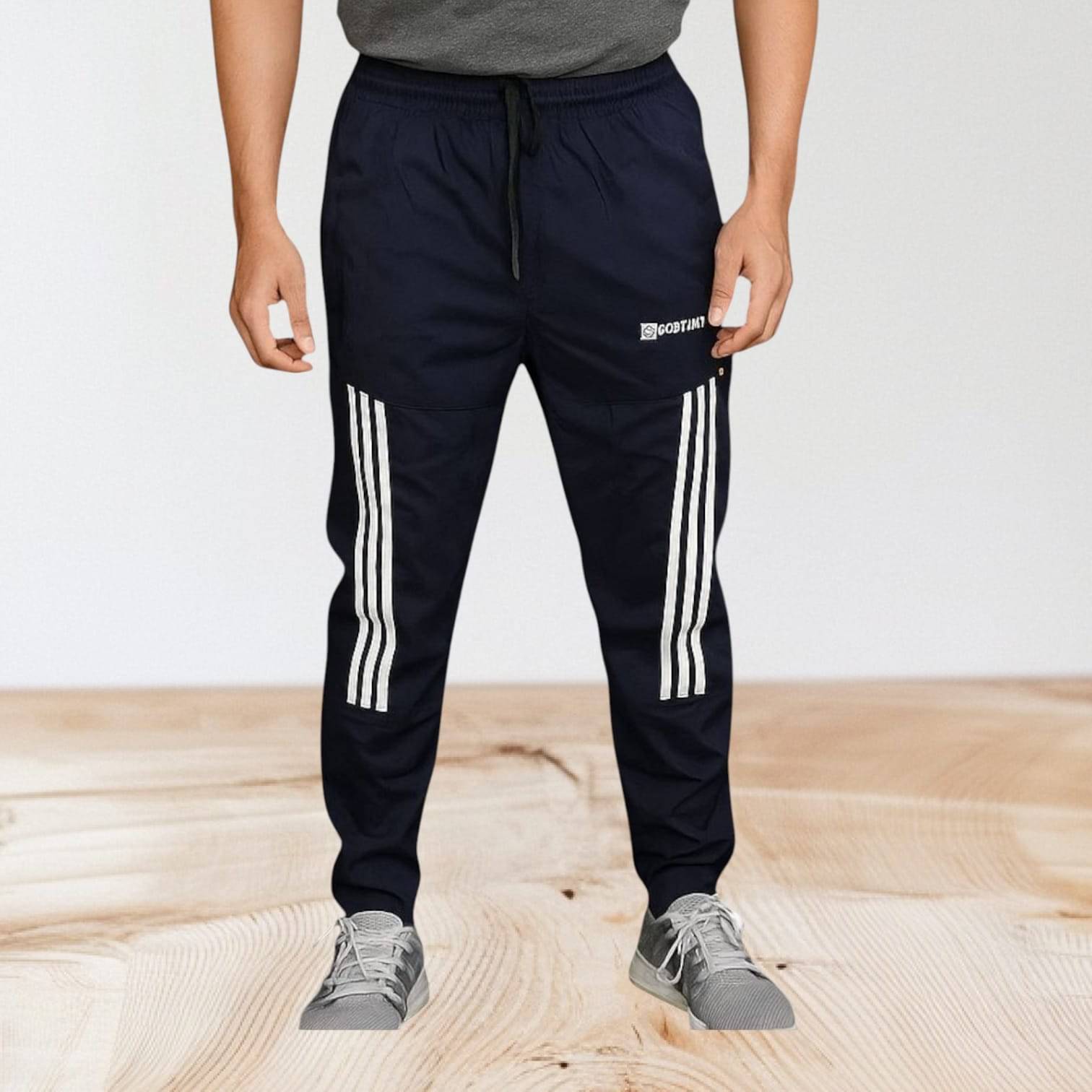     			WHEY FIT Black Polyester Men's Trackpants ( Pack of 1 )