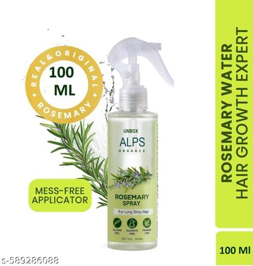     			A-L-P-S G-oodness R osemary Water Spray For Hair Growth (100 ml) | Hair Spray for Regrowth | R osemary Hair Mist | Adds Shine | Helps Reduce Hairfall | Strengthens Hair | Suitable For All Hair Types (PACK OF 2) COMBO new(02 combo)CD550