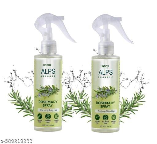     			A-L-P-S G-oodness R osemary Water Spray For Hair Growth (100 ml) | Hair Spray for Regrowth | R osemary Hair Mist | Adds Shine | Helps Reduce Hairfall | Strengthens Hair | Suitable For All Hair Types (PACK OF 2) COMBO new(02 combo)A544