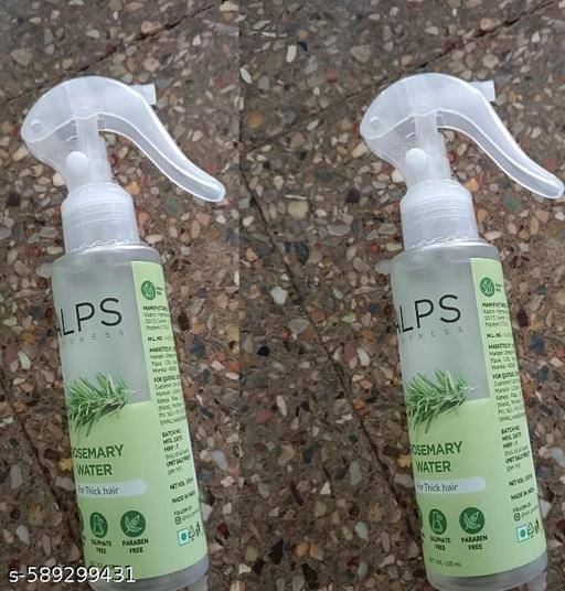 A-L-P-S G-oodness R osemary Water Spray For Hair Growth (100 ml) | Hair Spray for Regrowth | R osemary Hair Mist | Adds Shine | Helps Reduce Hairfall | Strengthens Hair | Suitable For All Hair Types (PACK OF 2) COMBO new(02 combo)PACC8163 A-L-P-S G-oodness R osemary Water Spray For Hair Growth (100 ml) | Hair Spray for Regrowth | R osemary Hair Mist | Adds Shine | Helps Reduce Hairfall | Strengthens Hair | Suitable For All Hair Types (PACK OF 2) COMBO new(02 combo)PACC8163