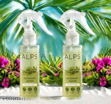 A-L-P-S G-oodness R osemary Water Spray For Hair Growth (100 ml) | Hair Spray for Regrowth | R osemary Hair Mist | Adds Shine | Helps Reduce Hairfall | Strengthens Hair | Suitable For All Hair Types (PACK OF 2) COMBO new(02 combo)PAC320 A-L-P-S G-oodness R osemary Water Spray For Hair Growth (100 ml) | Hair Spray for Regrowth | R osemary Hair Mist | Adds Shine | Helps Reduce Hairfall | Strengthens Hair | Suitable For All Hair Types (PACK OF 2) COMBO new(02 combo)PAC320