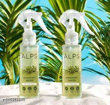 A-L-P-S G-oodness R osemary Water Spray For Hair Growth (100 ml) | Hair Spray for Regrowth | R osemary Hair Mist | Adds Shine | Helps Reduce Hairfall | Strengthens Hair | Suitable For All Hair Types (PACK OF 2) COMBO new(02 combo)PAC172 A-L-P-S G-oodness R osemary Water Spray For Hair Growth (100 ml) | Hair Spray for Regrowth | R osemary Hair Mist | Adds Shine | Helps Reduce Hairfall | Strengthens Hair | Suitable For All Hair Types (PACK OF 2) COMBO new(02 combo)PAC172