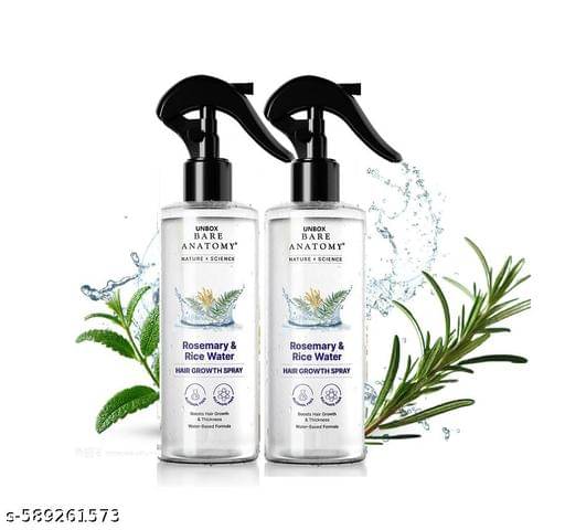 A-L-P-S G-oodness R osemary Water Spray For Hair Growth (100 ml) | Hair Spray for Regrowth | R osemary Hair Mist | Adds Shine | Helps Reduce Hairfall | Strengthens Hair | Suitable For All Hair Types (PACK OF 2) COMBO new(02 combo)PAC366 A-L-P-S G-oodness R osemary Water Spray For Hair Growth (100 ml) | Hair Spray for Regrowth | R osemary Hair Mist | Adds Shine | Helps Reduce Hairfall | Strengthens Hair | Suitable For All Hair Types (PACK OF 2) COMBO new(02 combo)PAC366