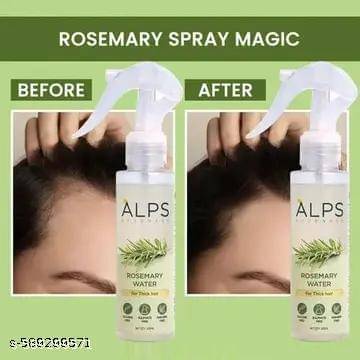 A-L-P-S G-oodness R O S E M A R Y Water Spray For Hair Growth (100 ml) | Hair Spray for Regrowth | R O S E M A R Y Hair Mist | Adds Shine | Helps Reduce Hairfall | Strengthens Hair | Suitable For All Hair Types (PACK OF 2) COMBO new(02 combo)PACC8205 A-L-P-S G-oodness R O S E M A R Y Water Spray For Hair Growth (100 ml) | Hair Spray for Regrowth | R O S E M A R Y Hair Mist | Adds Shine | Helps Reduce Hairfall | Strengthens Hair | Suitable For All Hair Types (PACK OF 2) COMBO new(02 combo)PACC8205