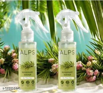     			A-L-P-S G-oodness R osemary Water Spray For Hair Growth (100 ml) | Hair Spray for Regrowth | R osemary Hair Mist | Adds Shine | Helps Reduce Hairfall | Strengthens Hair | Suitable For All Hair Types (PACK OF 2) COMBO new(02 combo)A258