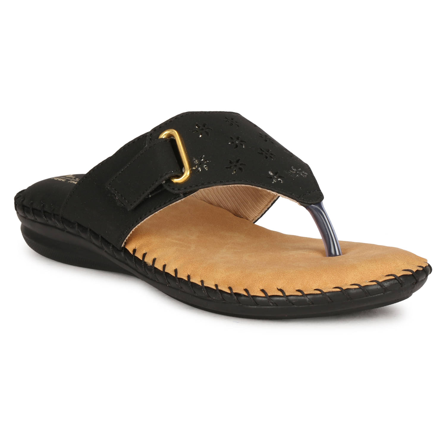     			BIG BIRD Black Women's Flats