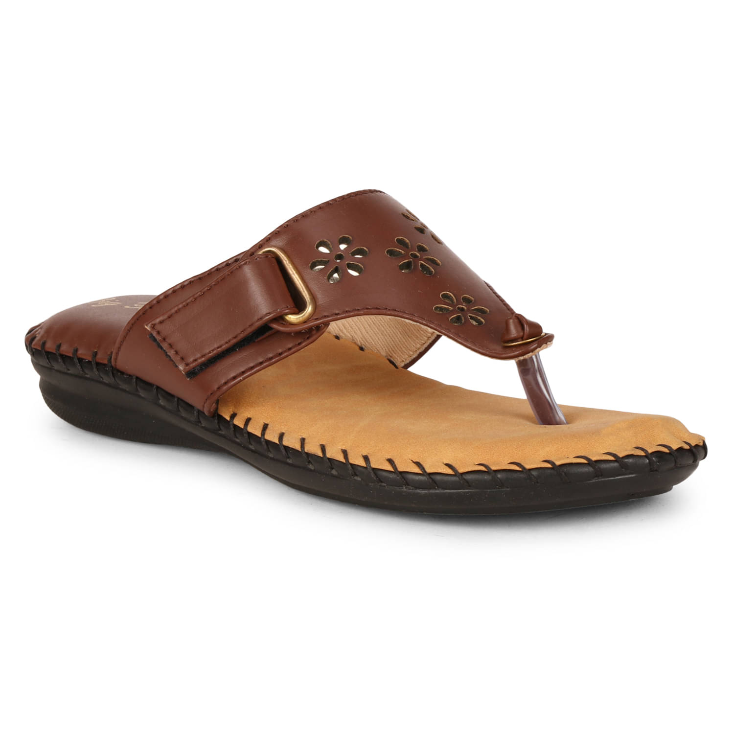     			BIG BIRD Brown Women's Flats