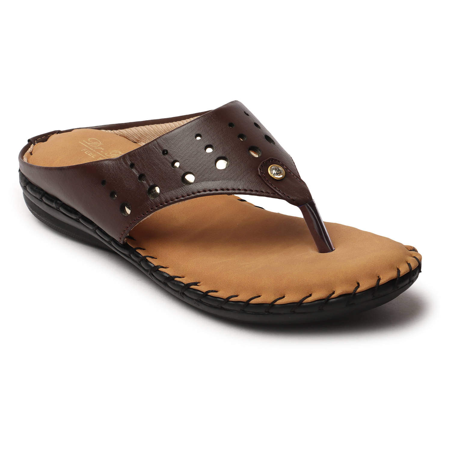     			BIG BIRD Brown Women's Flats