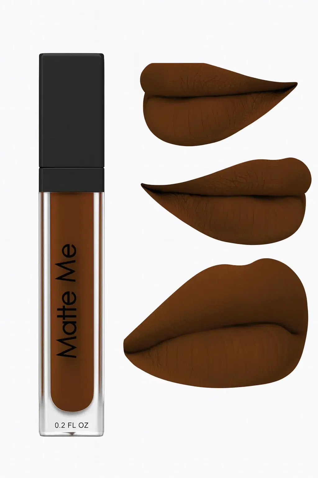     			BLUSHIS Brown Matte Smudge Free Liquid Lipstick ( Pack of 1 )