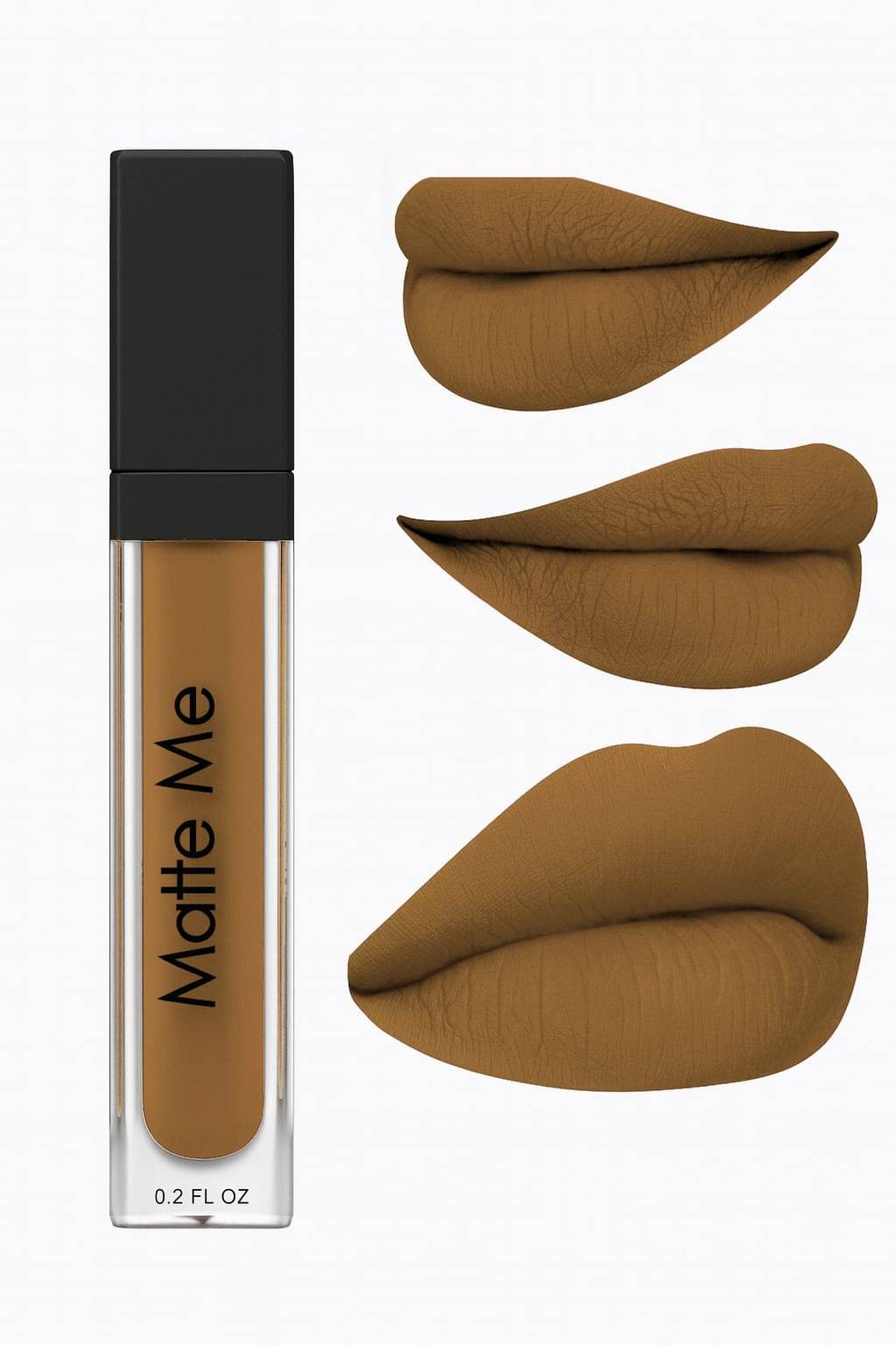     			BLUSHIS Brown Matte Smudge Free Liquid Lipstick ( Pack of 1 )