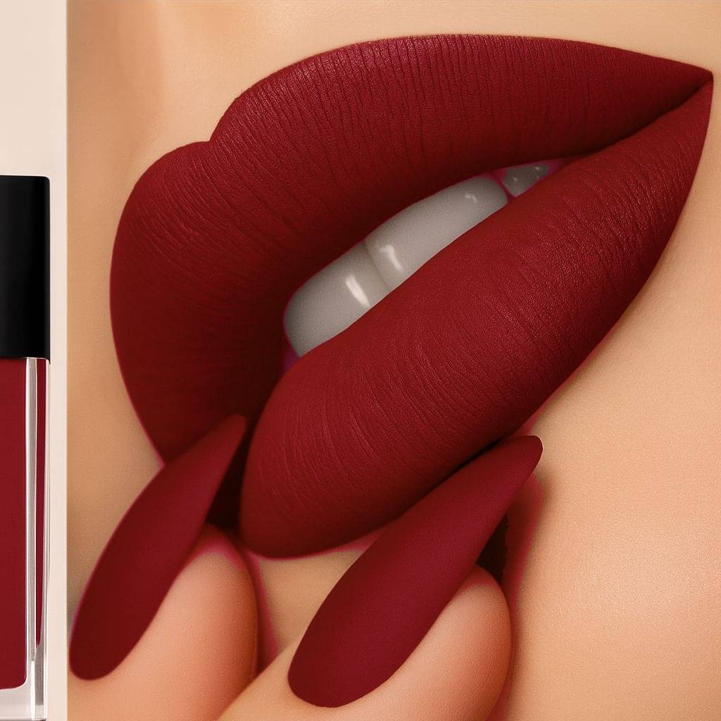 BLUSHIS Maroon Matte Smudge Free Liquid Lipstick ( Pack of 1 ) BLUSHIS Maroon Matte Smudge Free Liquid Lipstick ( Pack of 1 )