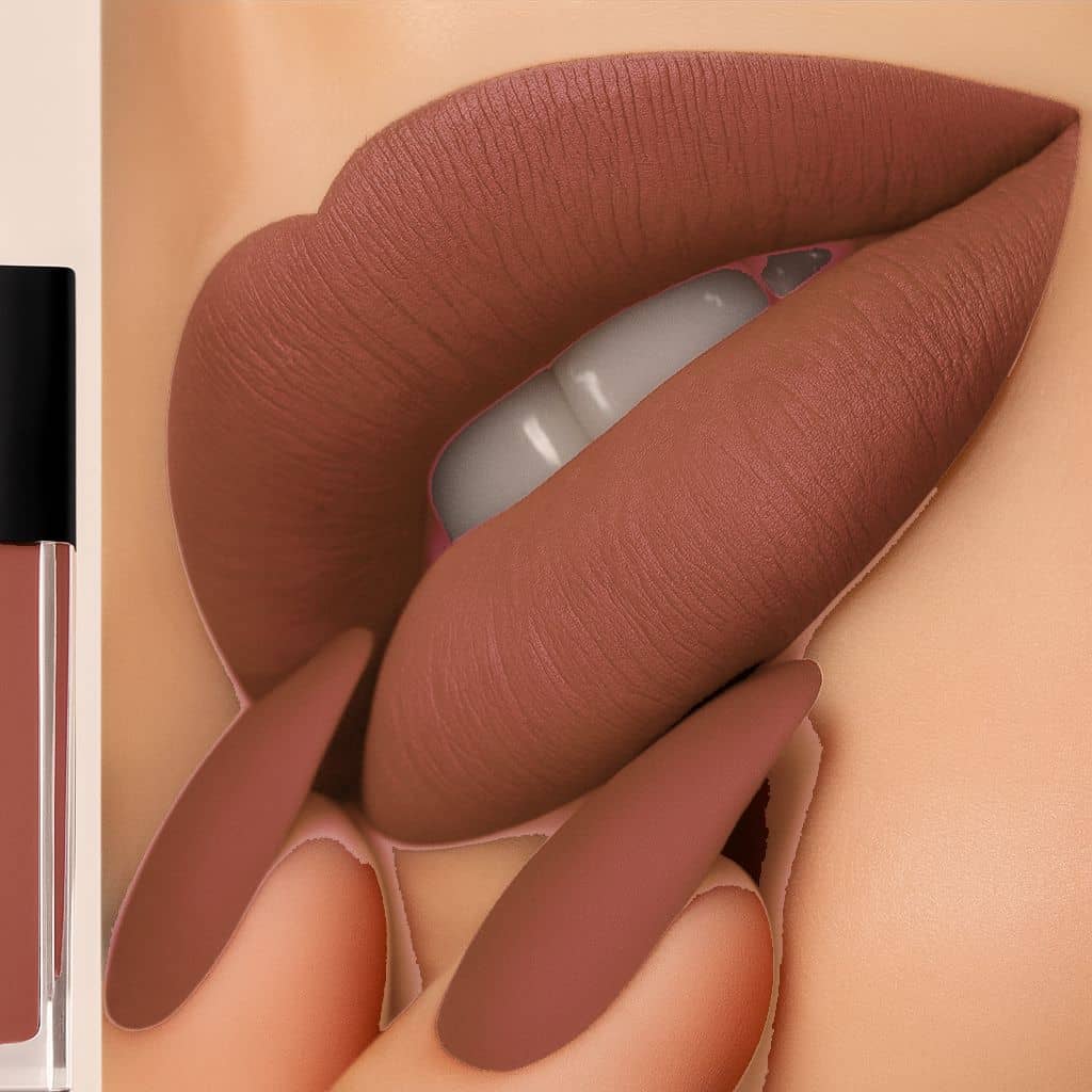 BLUSHIS Nude Matte Smudge Free Liquid Lipstick ( Pack of 1 )