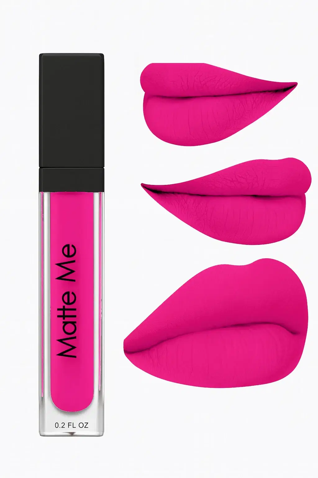     			BLUSHIS Pink Matte Smudge Free Liquid Lipstick ( Pack of 1 )